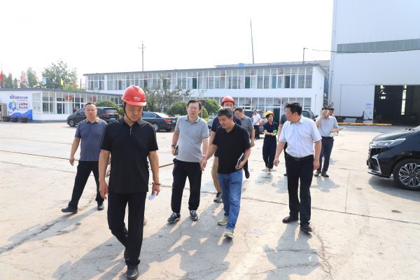 哈工大产学研团队及辉县市市长走进腾飞铸钢！