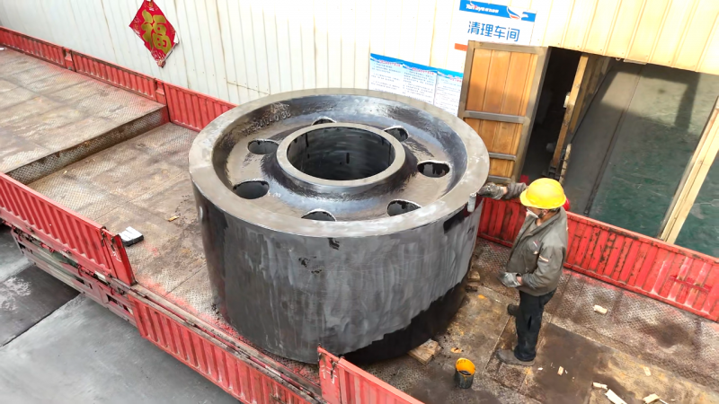 大型铸钢辊体的机械加工与质量控制