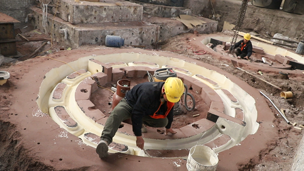 腾飞铸钢造型车间